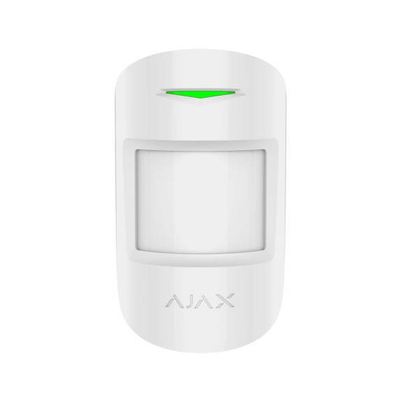 Датчик руху з мікрохвильовим сенсором Ajax MotionProtect Plus Білий