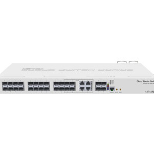 24-портовий комутатор MikroTik CRS328-4C-20S-4S+RM