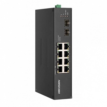 8-портовий некерований POE комутатор Hikvision DS-3T0310HP-E/HS