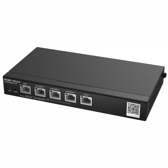 5-портовий маршрутизатор PoE Ruijie Reyee RG-EG305GH-P-E з хмарним керуванням