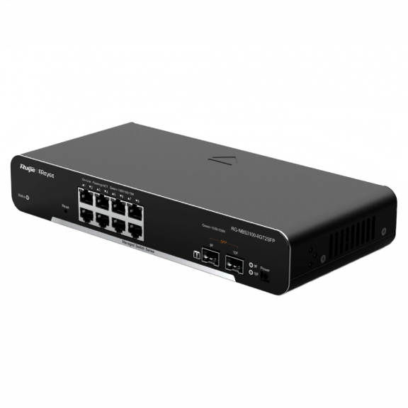 Ruijie RG-NBS3100-8GT2SFP - 8-портовий гігабітний L2 керований комутатор