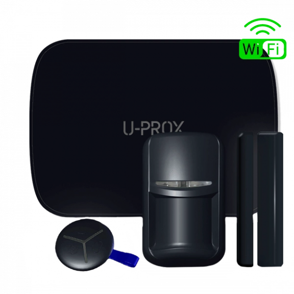 U-Prox MP WiFi S Чорний - Комплект охоронної сигналізації