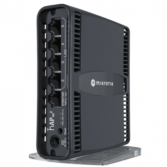 Mikrotik hAP ax² (C52iG-5HaxD2HaxD-TC) - Бездротовий WiFi 6 маршрутизатор