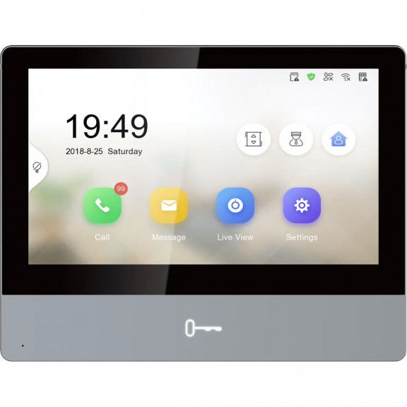 Hikvision DS-KH8350-TE1 - 7-дюймовий кольоровий внутрішній монітор