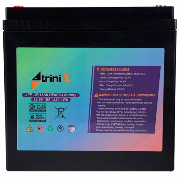 TRINIX LFP 12V18Ah LiFePo4 - Акумуляторна батарея