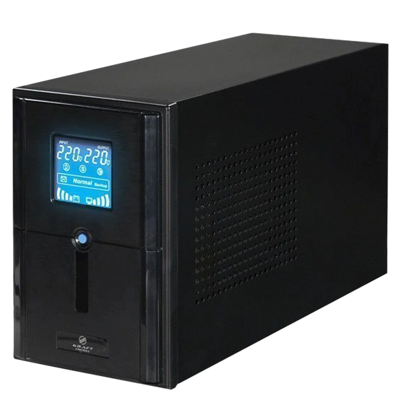 Лінійно-інтерактивне ДБЖ Kraft Energy KRF-PSW1000VA/800W(LCD)24V