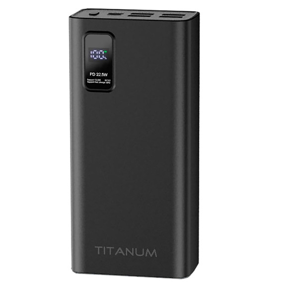 TITANUM 728S 30000mAh 22.5W Black - Повербанк