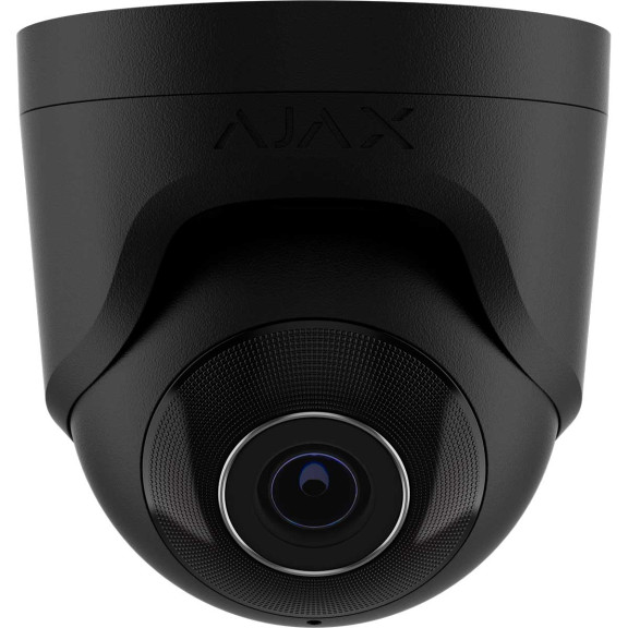 Ajax TurretCam (5 Mp/4 mm) Black - Дротова охоронна IP-камера