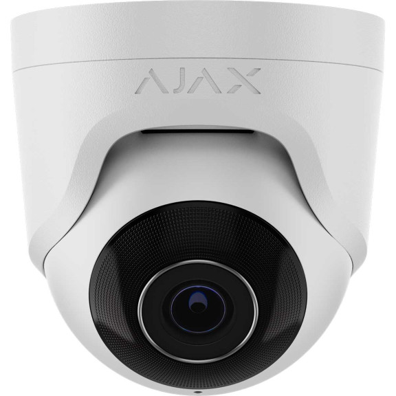 Ajax TurretCam (5 Mp/2.8 mm) White - Дротова охоронна IP-камера