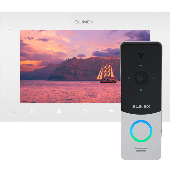 Slinex ML-20HD (Black) + SQ-07MTHD (White) - Комплект відеодомофону