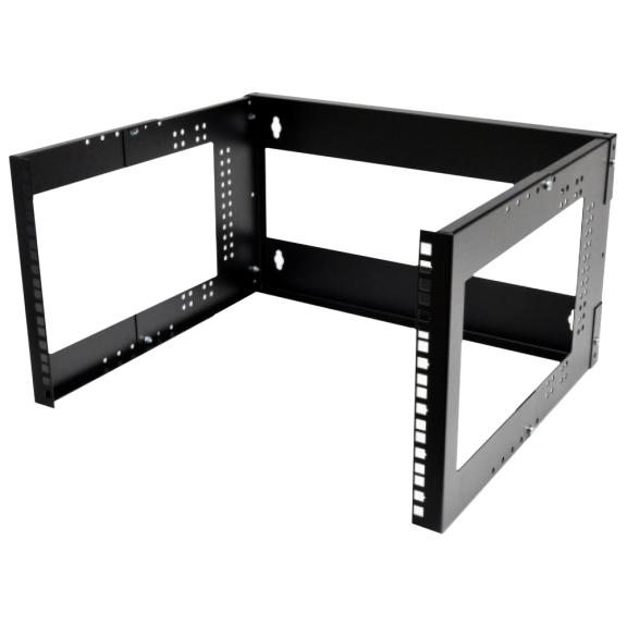 Кронштейн настінний 19" 6U, глиб. 280…480мм, чорний