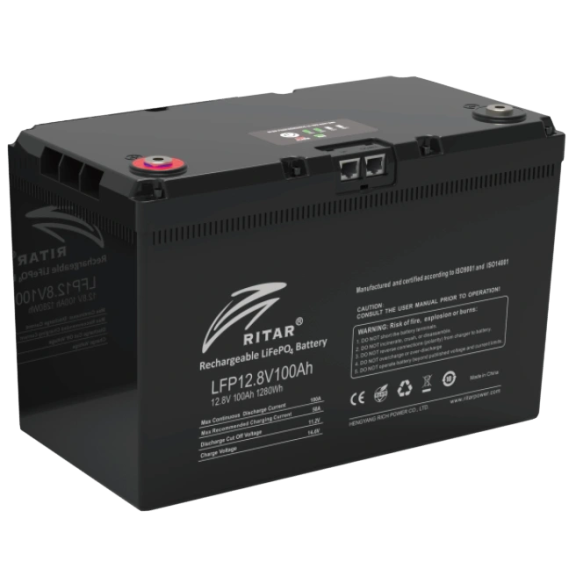 Ritar LFP12.8V100AHG24 - Акумуляторна батарея з Bluetooth