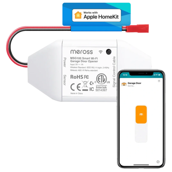Meross MSG100HK(EU) - Розумнний пристрій відкриття гаражних дверей