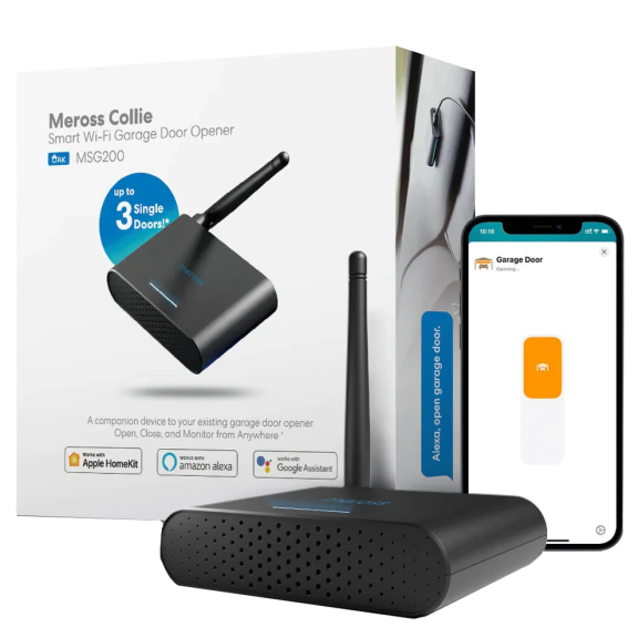 Meross MSG200HK(EU) - Розумнний пристрій відкриття гаражних дверей (на 3 двері)