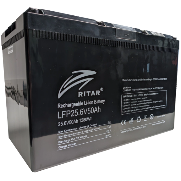 Акумулятор для ДБЖ Ritar LFP25.6V 50AH G3