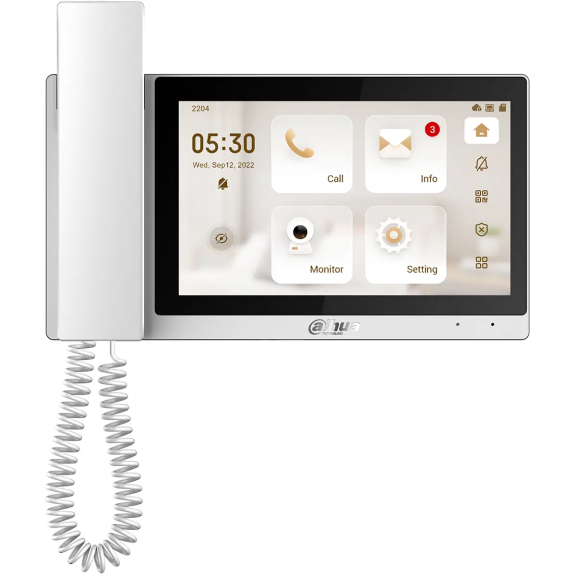 Dahua Technology DHI-VTH5421EW-H - Внутрішній монітор IP та Wi-Fi з трубкою