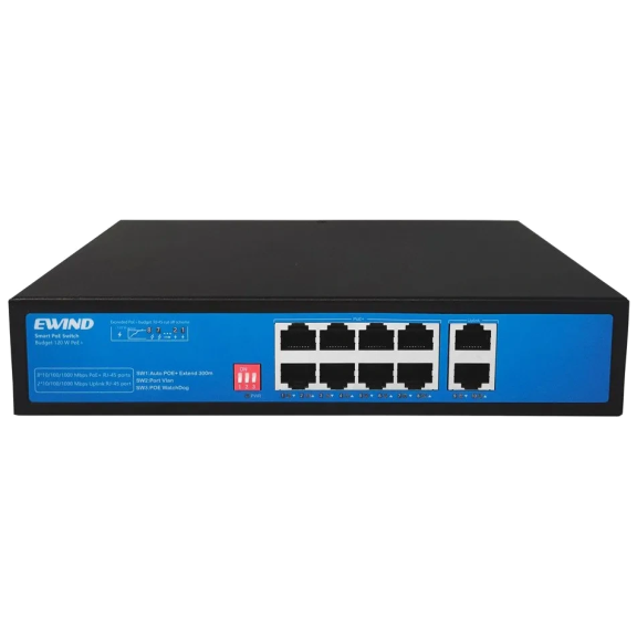 Ewind EW-S1910G-AP - 10-портовий 100M PoE комутатор