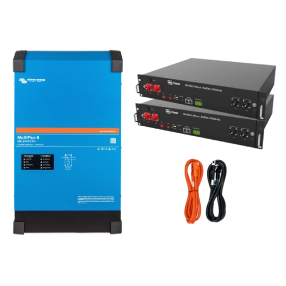 Система безперебійного живлення 1 фаза 2.4кВт 4,8 кВт·год Victron Energy MultiPlus-II + Dyness