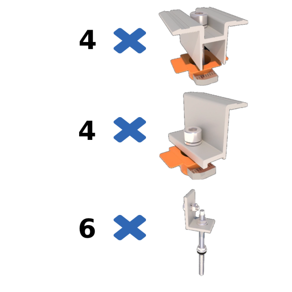 Комплект кріплень до металочерепиці MetalTile III
