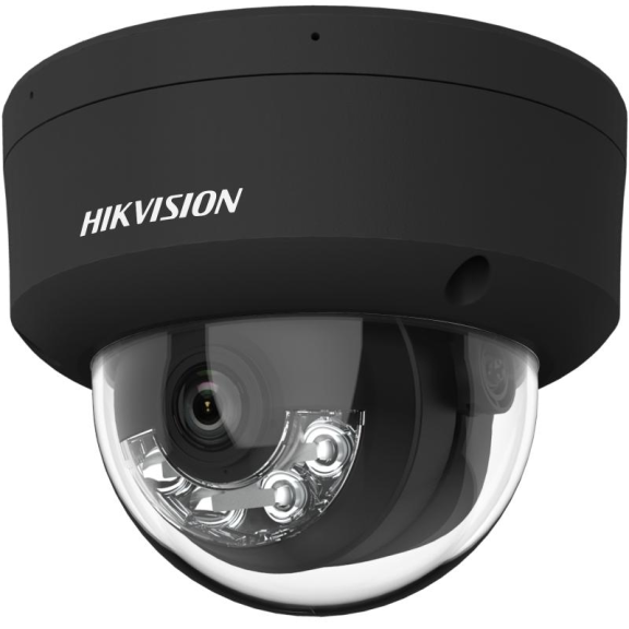 Hikvision DS-2CD2143G2-LIS2U (2.8мм) Black - 4 MP Acusense Smart Hybrid Light камера з мікрофоном