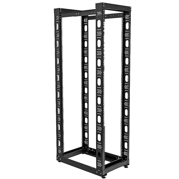 Стійка подвійна чорна 24U (UA-OF24-D-BK)