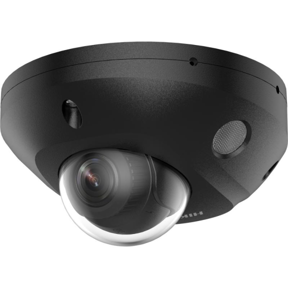 Hikvision DS-2CD2543G2-LIS2U BLACK (2.8 мм) - 4 Мп купольна мережева Acusense камера з гібридним підсвічуванням