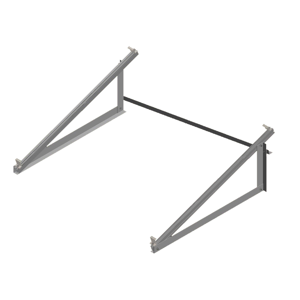 Комплект альбомної системи кріплень НА 1 ФОТОМОДУЛЬ / розмір модуля (2278х1133х35)(кут 30, алюміній)