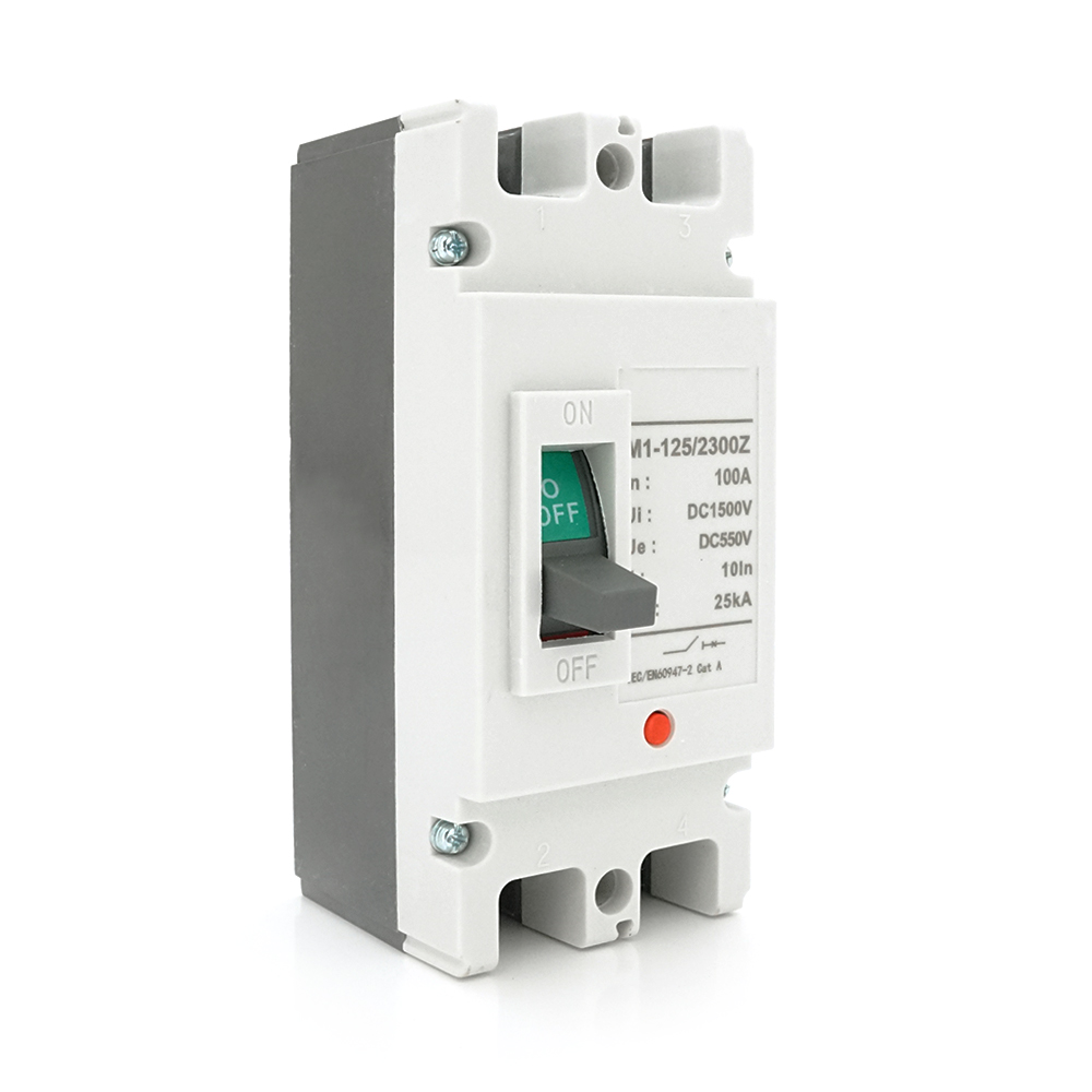 Двополюсний автомат постійного струму MCCB M1-125 / 2300Z, 100A, DC550-1500V, 25kA