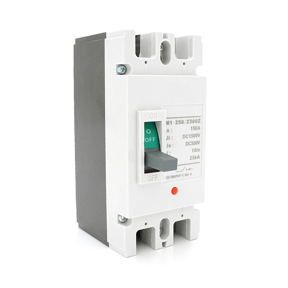 Двополюсний автомат постійного струму MCCB M1-125 / 2300Z, 150A, DC550-1500V, 25kA