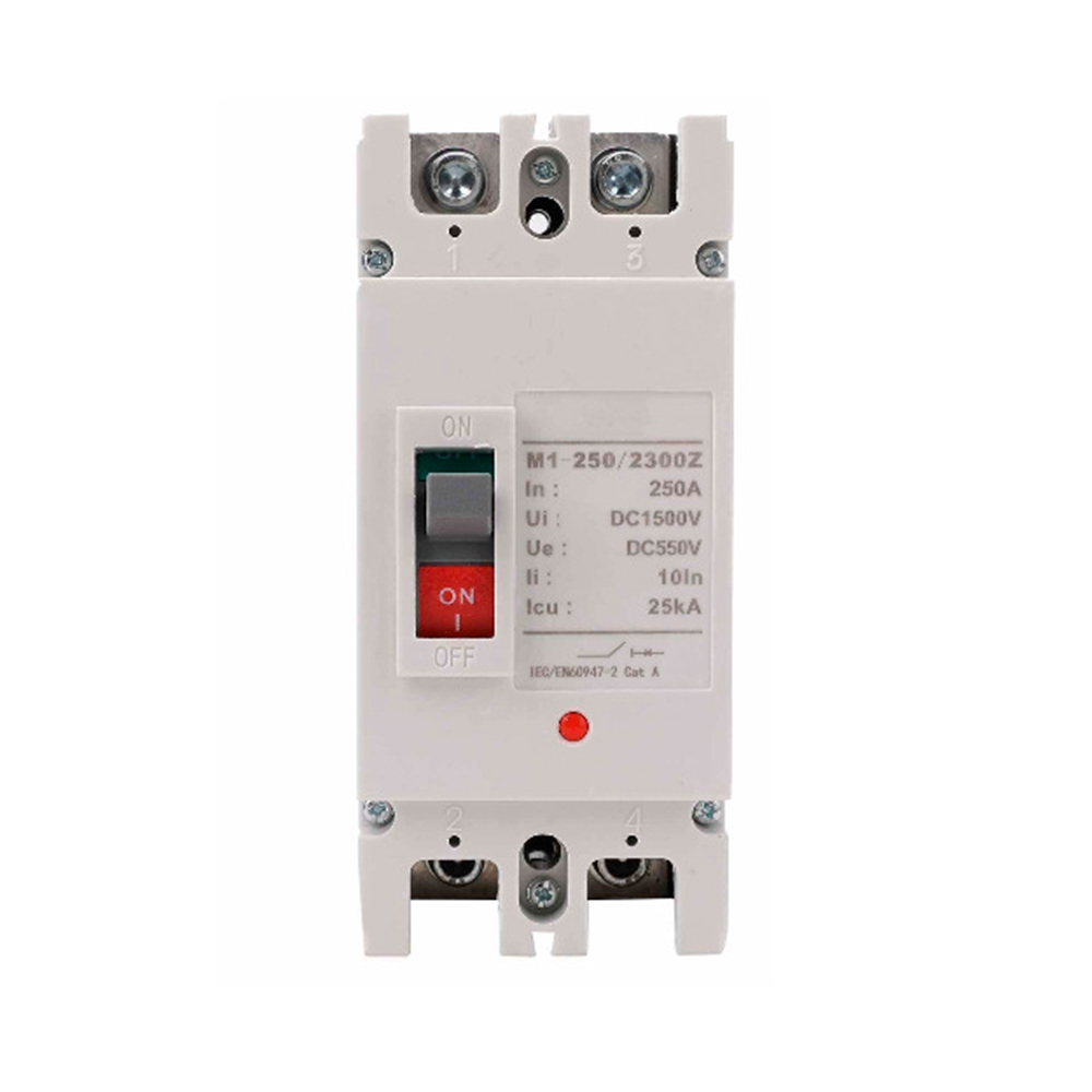 Двополюсний автомат постійного струму MCCB M1-250 / 2300Z, 250A, DC550-1500V, 25kA