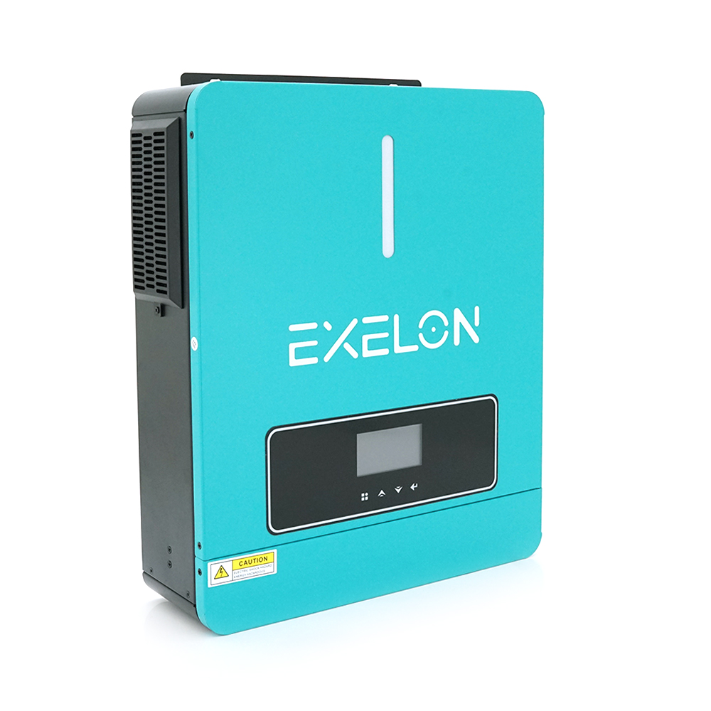 Гібридний інвертор Exelon ECP-6200 / 48, 6200VA, 48V, струм заряду 0-120A, MPPT (60-450VDC, 22A), 420x350x110mm, 8.9 kg